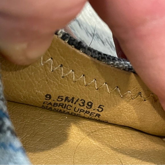 LUCKY BRAND Erin Plaid Ballet Flats - Gray/Blue Size 9.5 - Picture 7 of 9